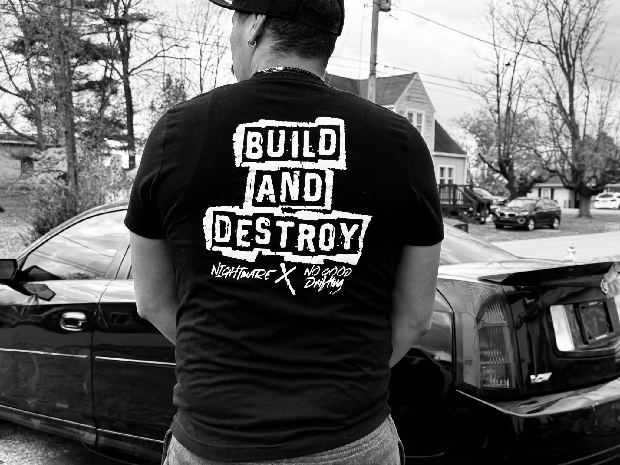 BUILD AND DESTROY t-shirt
