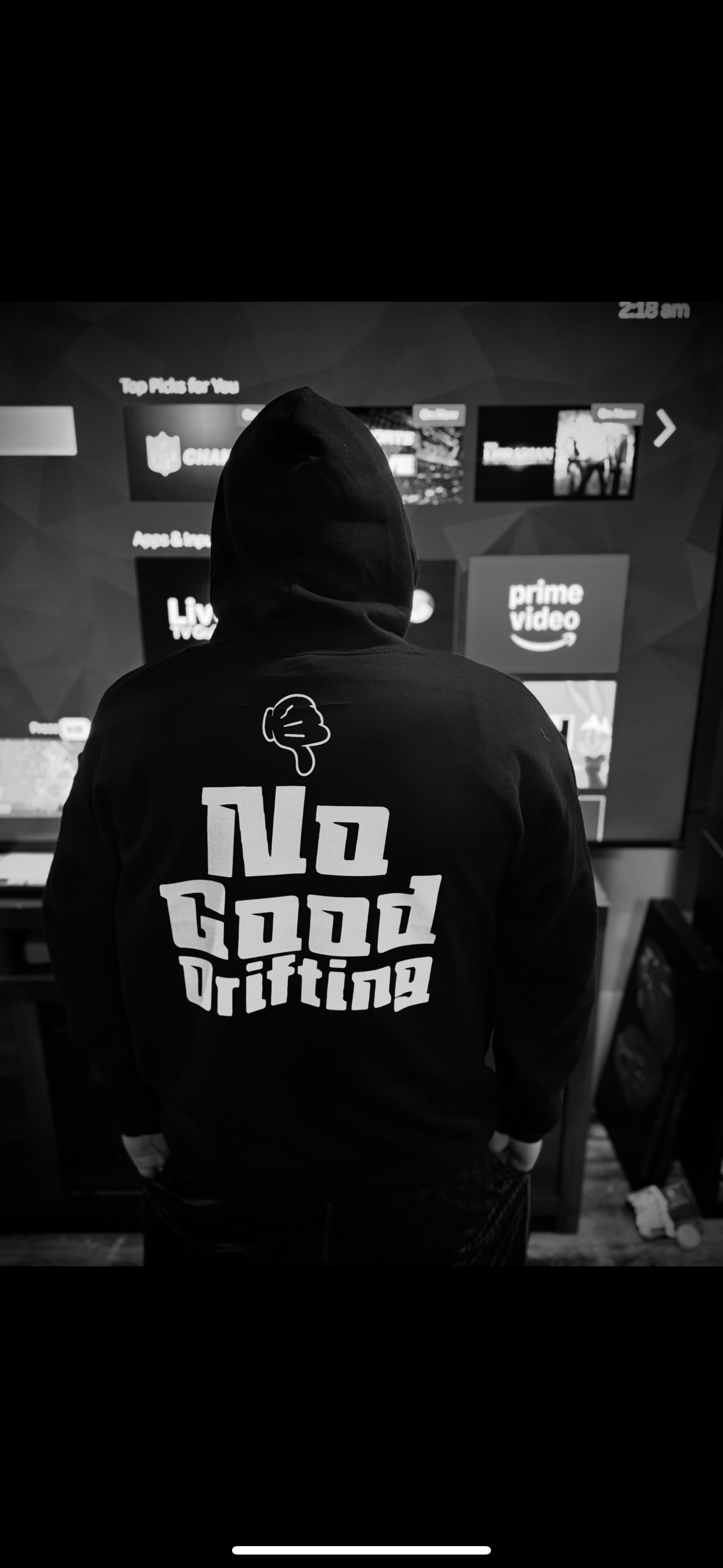 NO GOOD DRIFTING HOODIE